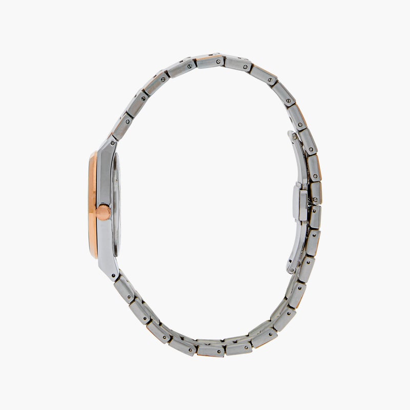 OMAX Women's Analog Wrist Watch - Black and Rose Gold - Image 2